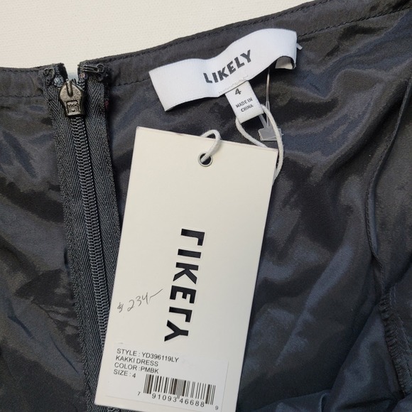 Likely Kakki Purple Off The Shoulder Halter Tie Micro Mini Dress Size 4 NWT - Picture 8 of 16